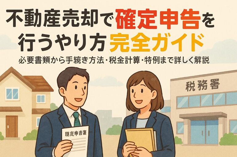 12不動産売却 確定申告 やり方